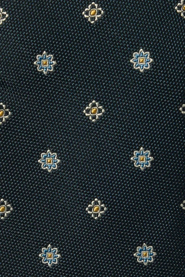 Men Premium Necktie Navy Blue Geo Foulard Bonobos Ties and Pocket Squares