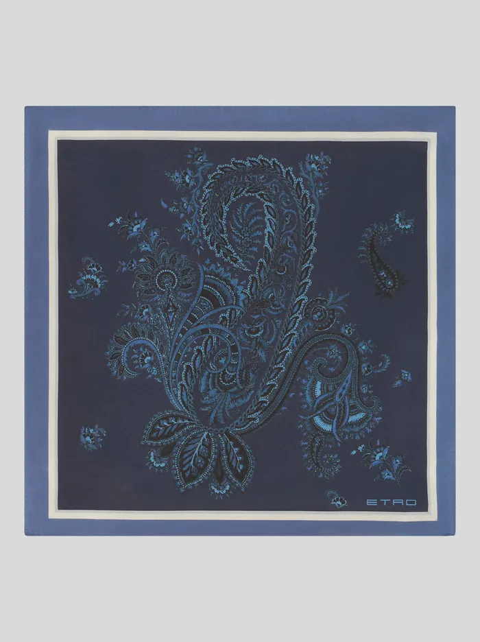 Men Printed Pocket Square Etro Ties And Pocket Squares