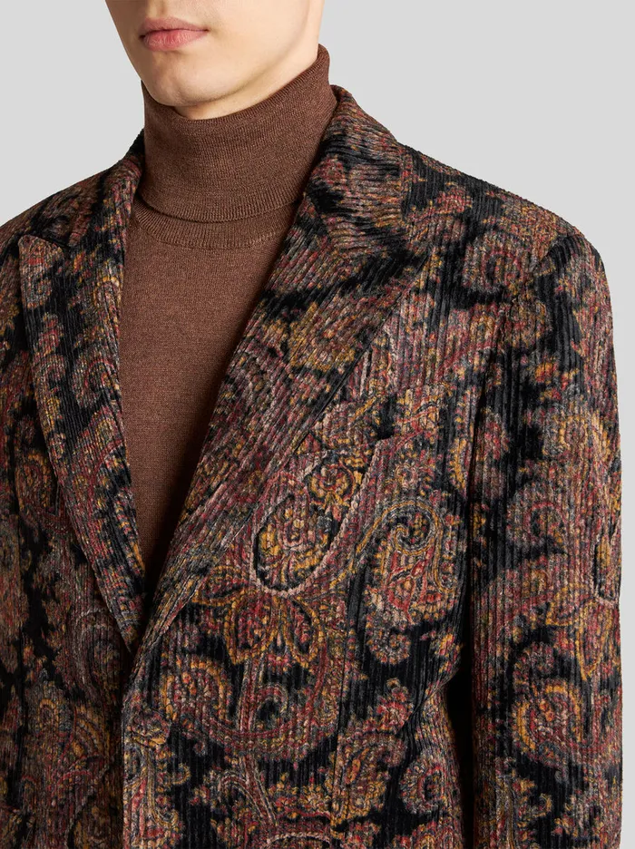 Men Ribbed Paisley Jacket Etro Jackets