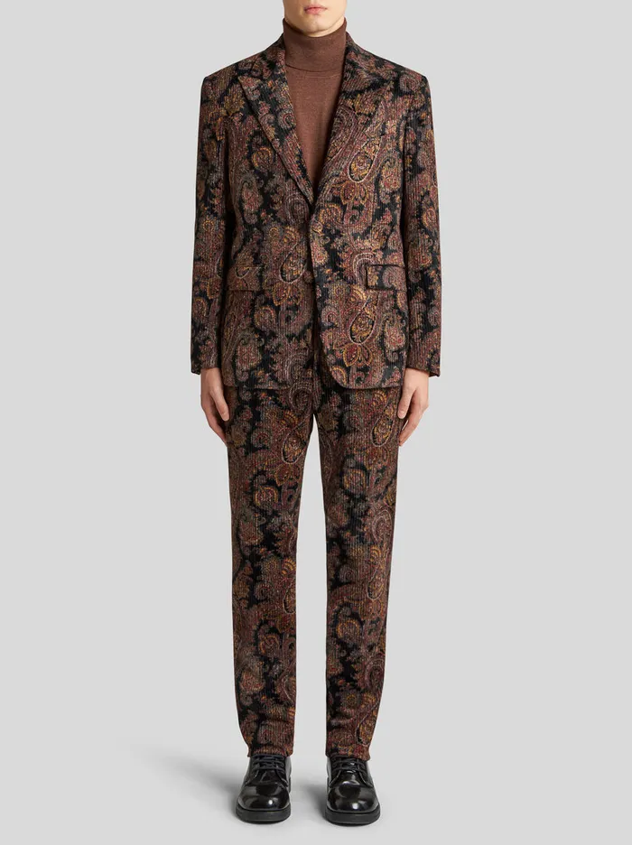 Men Ribbed Paisley Jacket Etro Jackets