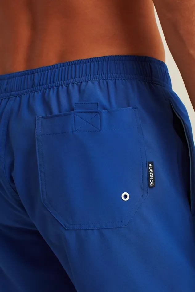 Men Riviera Recycled Swim Trunks Deep Blue Bonobos Swim Trunks