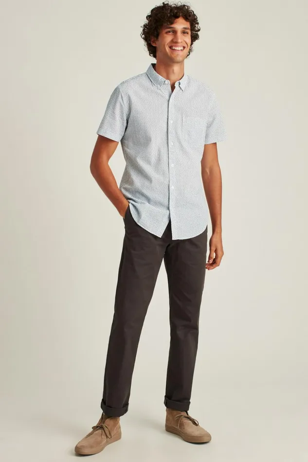 Men Riviera Short Sleeve Shirt White Seersucker Duane Flower Bonobos Casual Shirts Men Riviera Short Sleeve Shirt White Seersucker Duane Flower Bonobos Casual Shirts