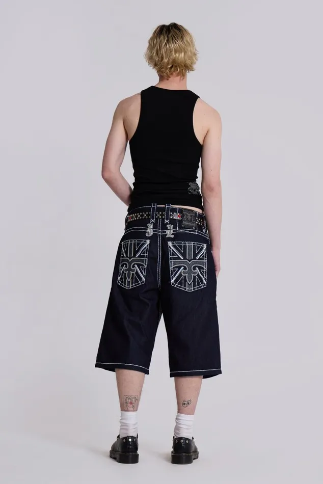 Men Rock Revival Black Fleur De Lis Vest Jaded London TShirts and Vests