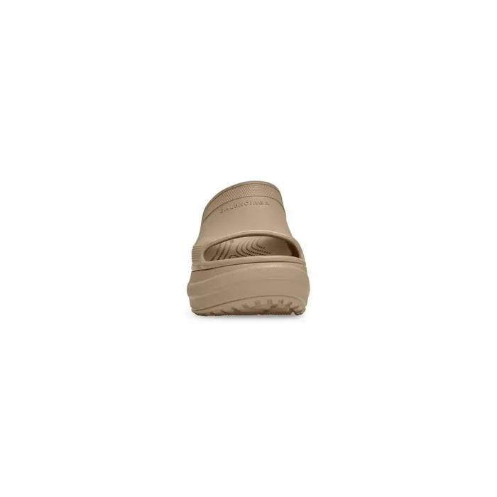Men Sandals and Mules Balenciaga Pool Crocs Slide Sandal In Beige