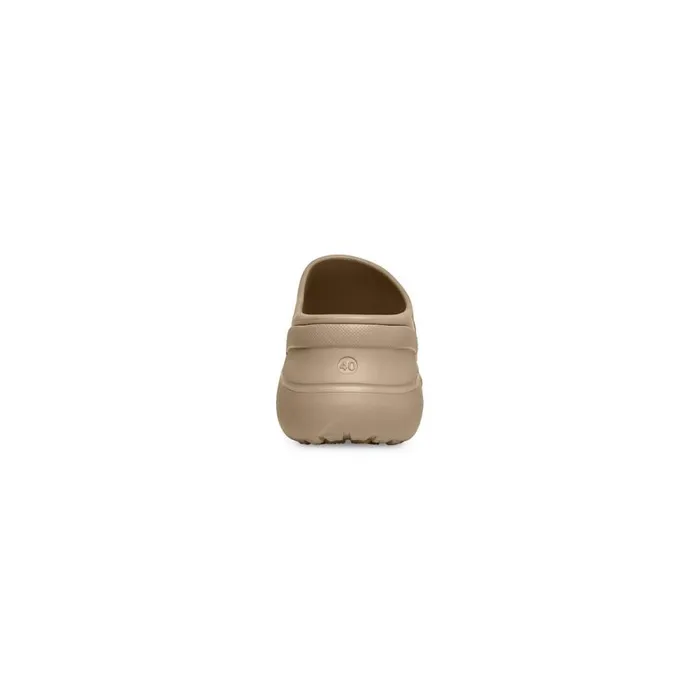 Men Sandals and Mules Balenciaga Pool Crocs Slide Sandal In Beige