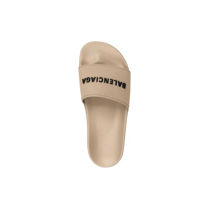 Men Sandals and Mules Balenciaga Pool Slide Sandal In Beige