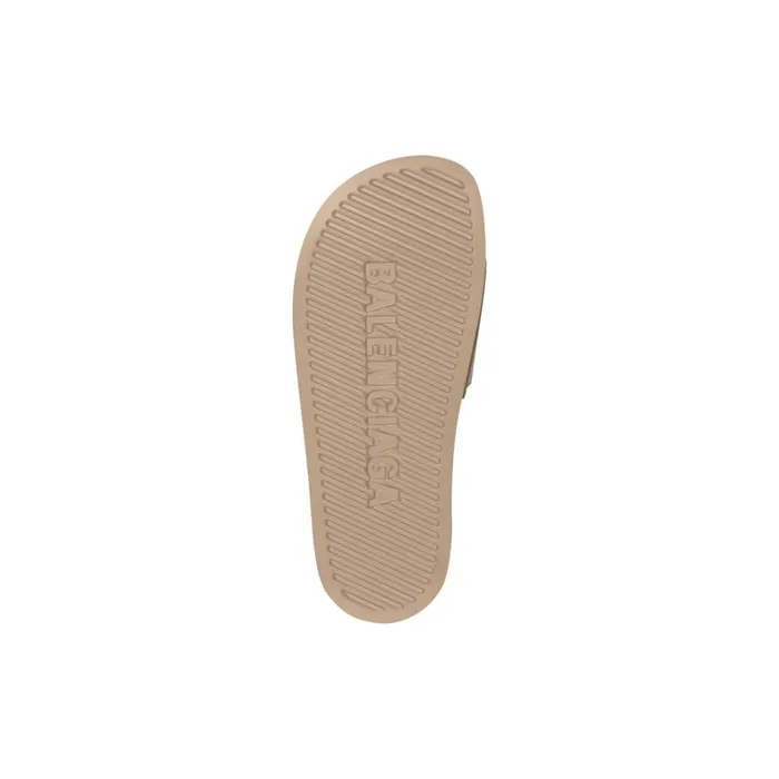 Men Sandals and Mules Balenciaga Pool Slide Sandal In Beige