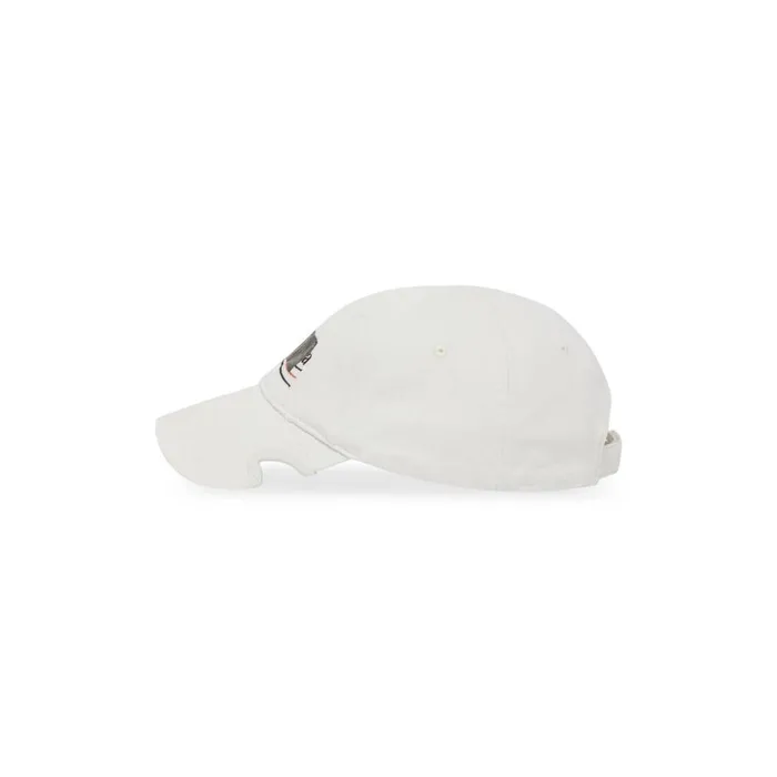 Men Scarves and Caps Balenciaga Gaffer Cap In Off White
