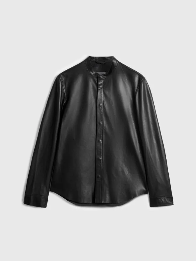 Men Shirts John Varvatos BERNARD SHIRT JACKET Black