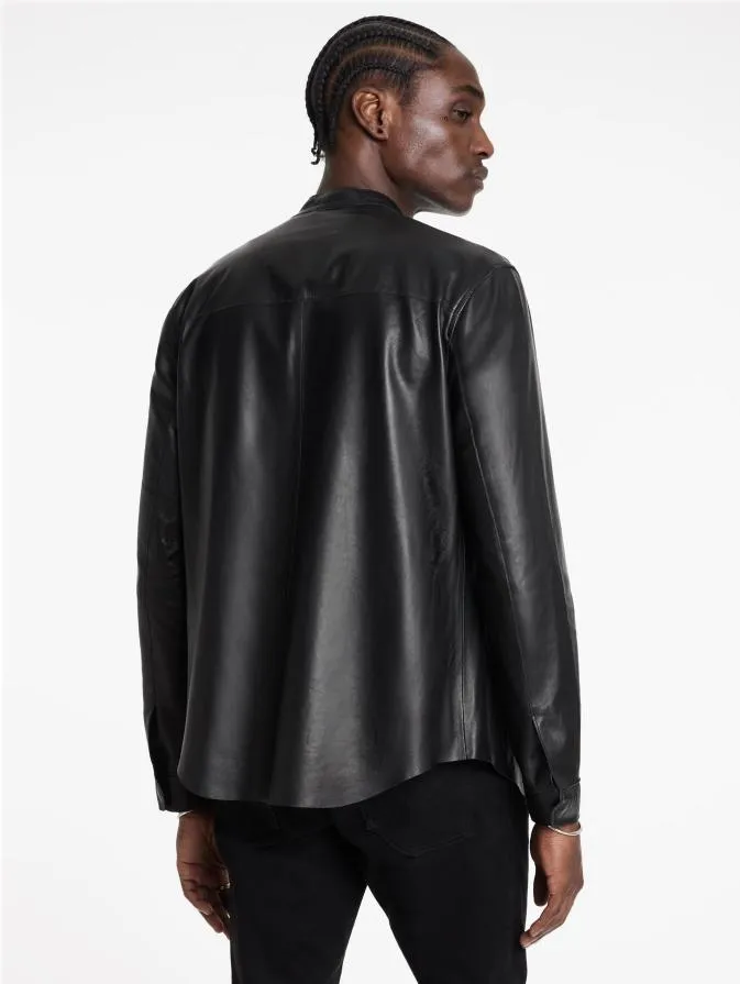 Men Shirts John Varvatos BERNARD SHIRT JACKET Black