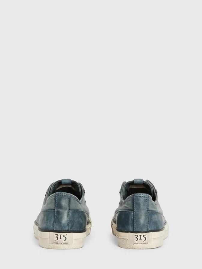 Men Sneakers John Varvatos VULC LACELESS LOW TOP 8211 CANVAS Navy