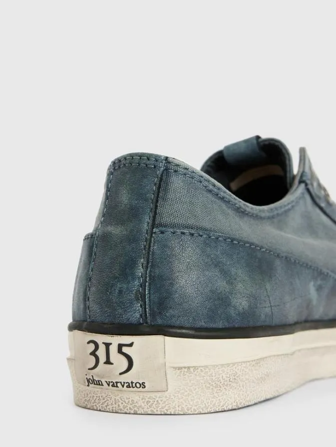Men Sneakers John Varvatos VULC LACELESS LOW TOP 8211 CANVAS Navy