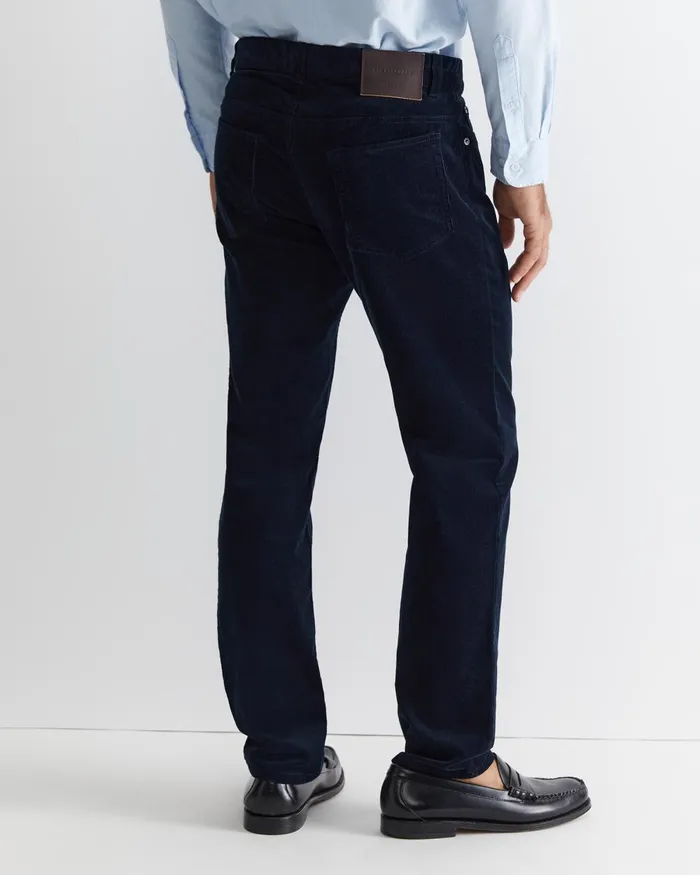 Men Sportscraft Pants Cooper Cord Navy