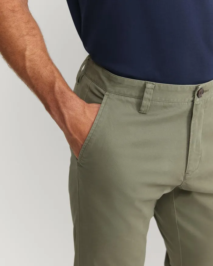 Men Sportscraft Pants Jones Chino Olive