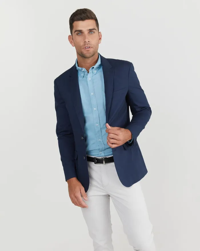 Men Sportscraft Pants Smith Tapered Chinos Glacier