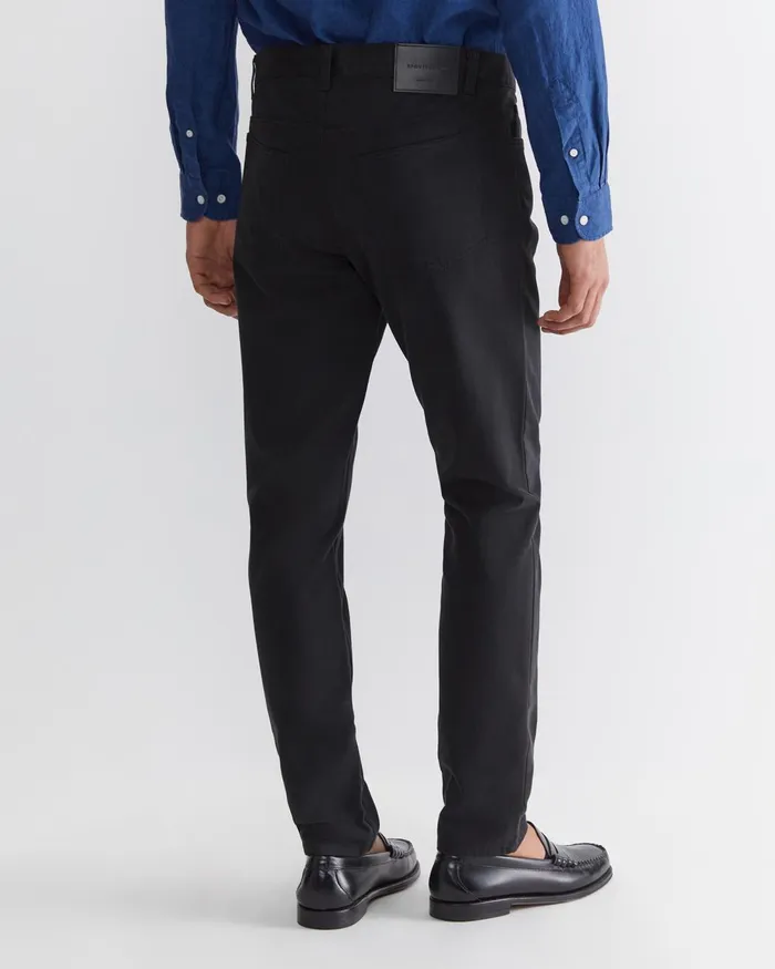 Men Sportscraft Pants Tapered Bedford Jean Black