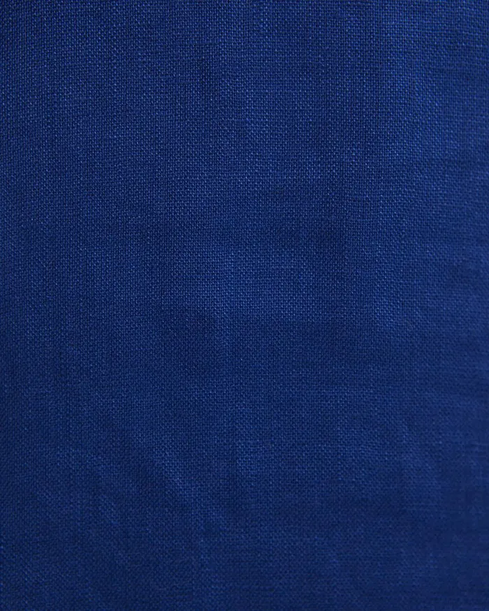 Men Sportscraft Shirts Long Sleeve Linen Shirt Lapis