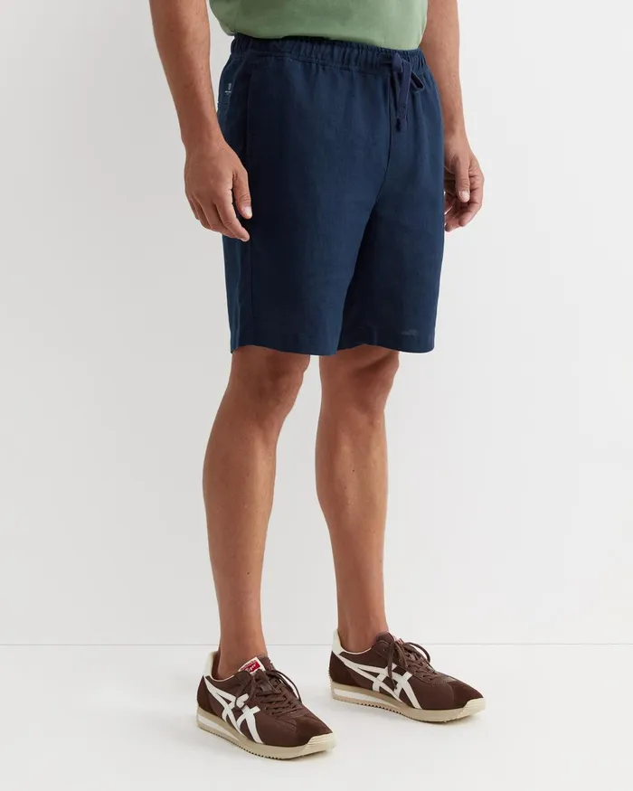 Men Sportscraft Shorts Caffery Linen Short Navy