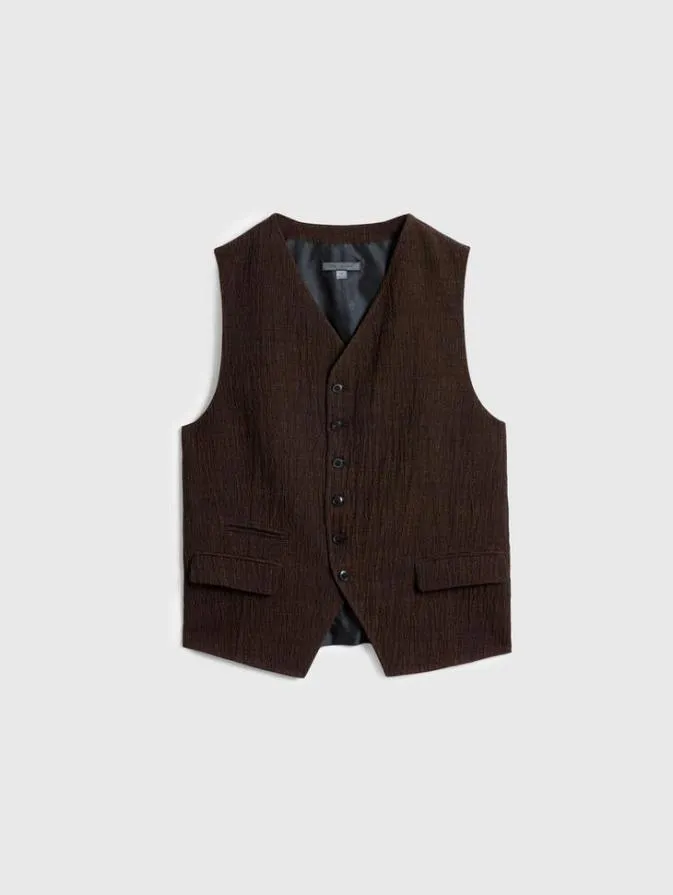 Men Suit Jackets John Varvatos BELL VEST Hazelnut