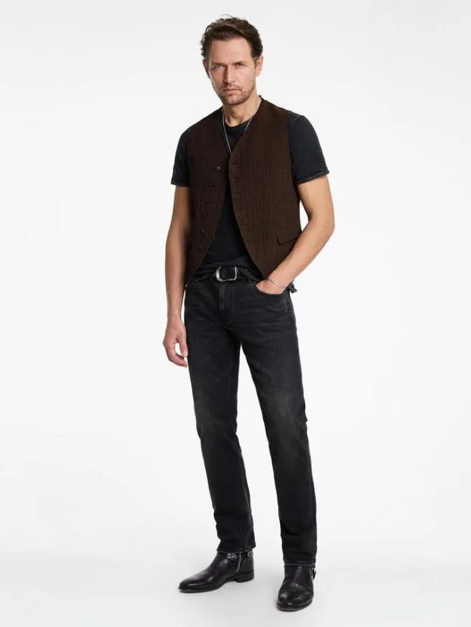 Men Suit Jackets John Varvatos BELL VEST Hazelnut