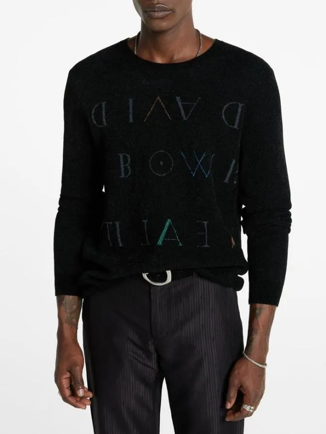 Men Sweaters John Varvatos BOWIE CREWNECK SWEATER Black