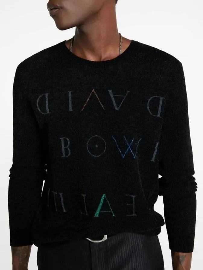 Men Sweaters John Varvatos BOWIE CREWNECK SWEATER Black