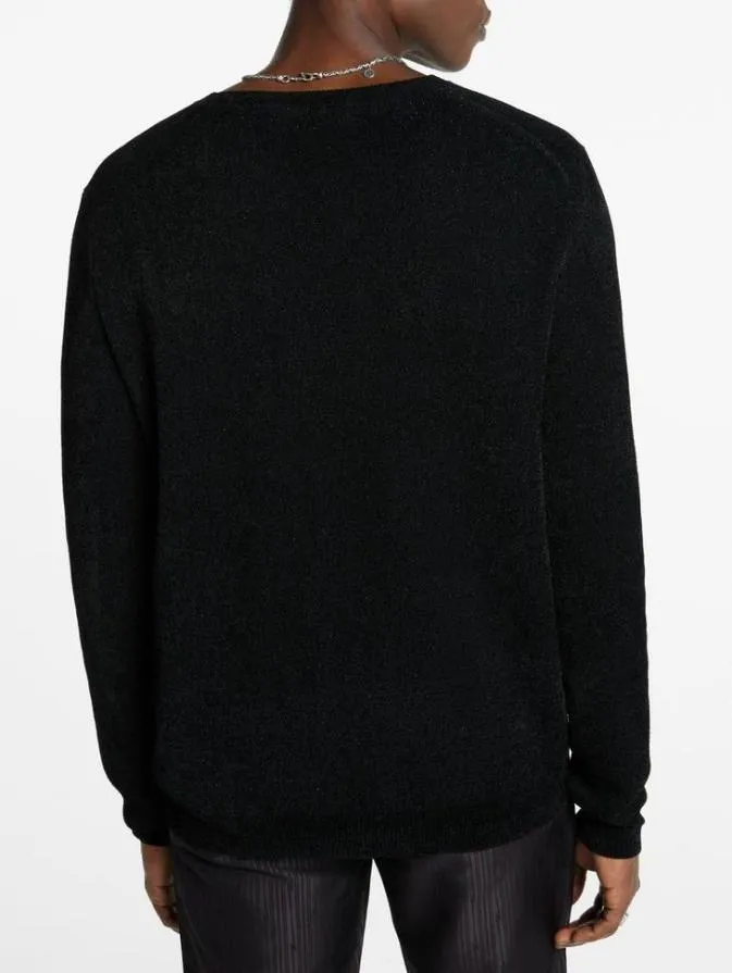 Men Sweaters John Varvatos BOWIE CREWNECK SWEATER Black