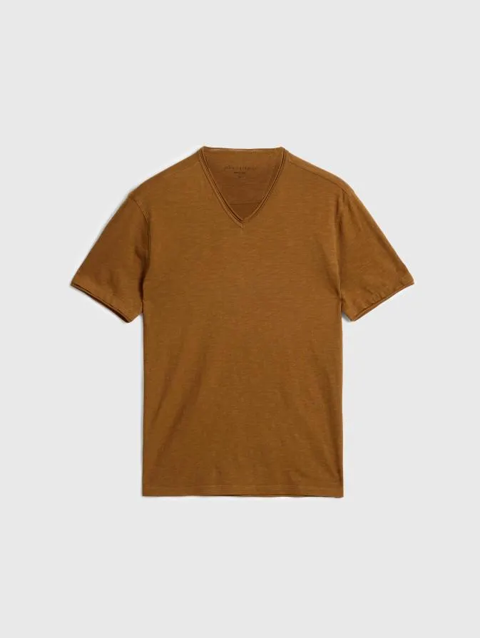 Men TShirts John Varvatos MILES VNECK Flax Heather