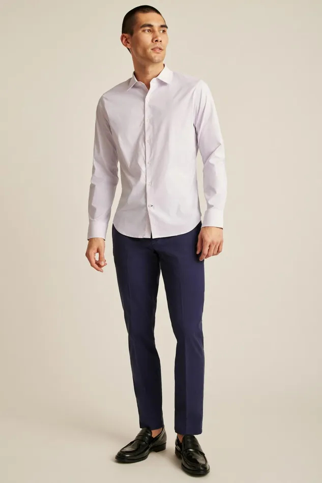 Men Tech Button Down Shirt Lilac Astor Geo Bonobos Casual Shirts