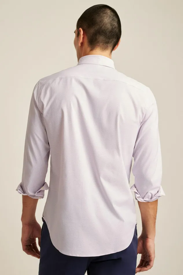 Men Tech Button Down Shirt Lilac Astor Geo Bonobos Casual Shirts