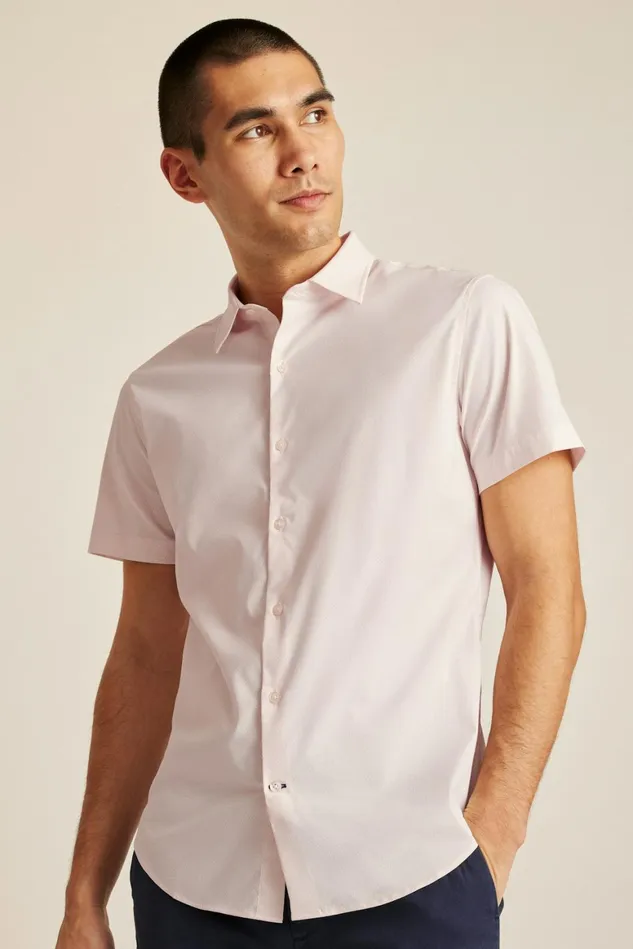 Men Tech Short Sleeve Shirt Rose Astor Geo Bonobos Short Sleeve Shirts