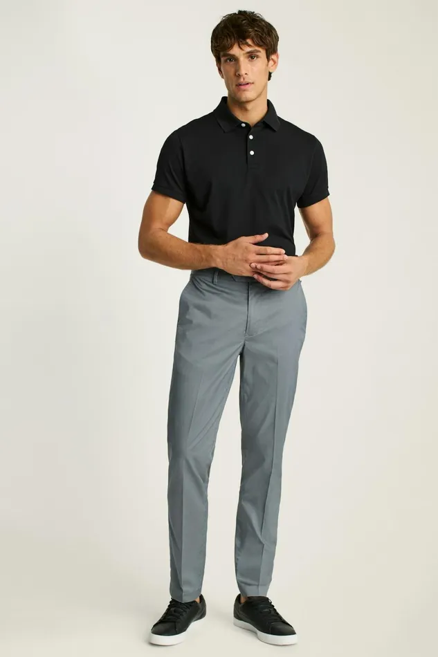 Men Tech Trouser Lava Smoke Dark Grey Bonobos Chinos