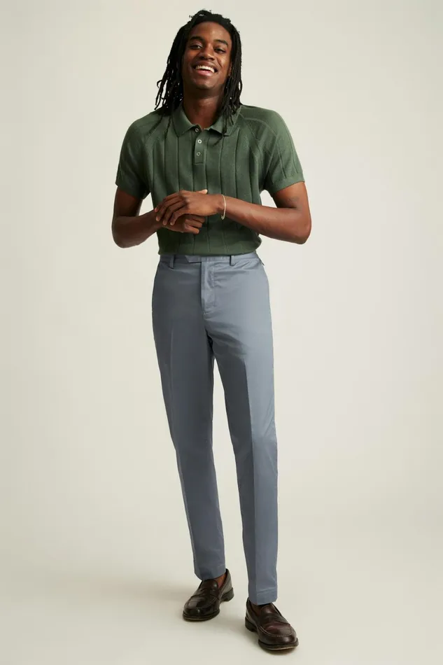 Men Tech Trouser Lava Smoke Dark Grey Bonobos Chinos