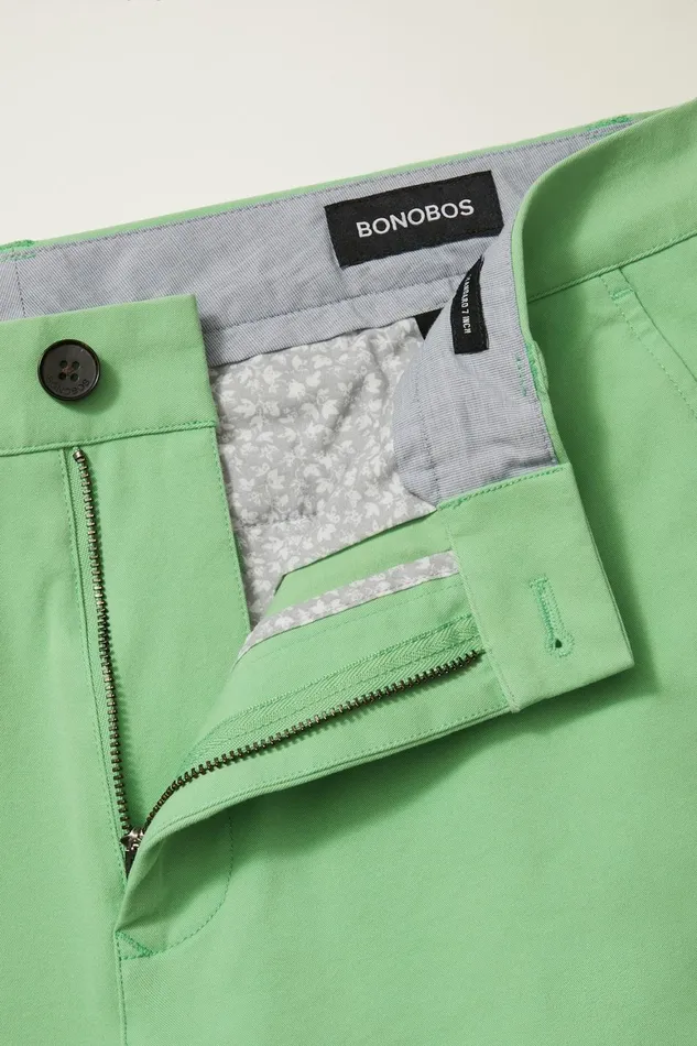 Men The Chino Short 20 Light Grass Green Bonobos Chino Shorts