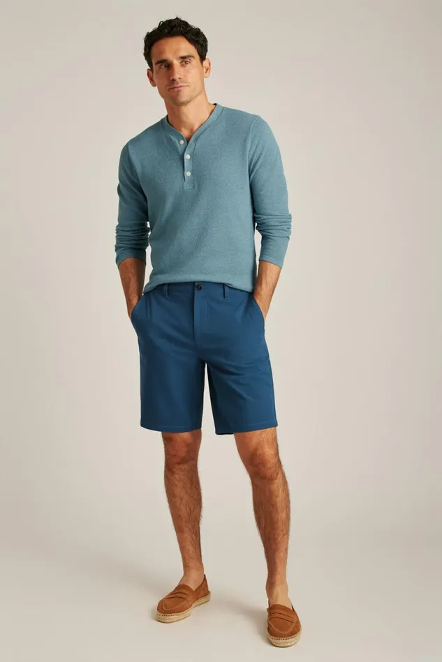 Men The Chino Short 20 Navy Peony Bonobos Chino Shorts