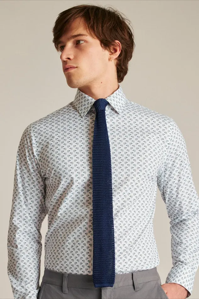 Men The Desk To Dinner Shirt The Happiest Hour White And Blue Bonobos Business Casual Shirts