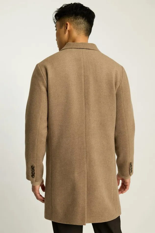 Men The Italian Wool Cashmere Topcoat Camel Bonobos Jackets and Coats