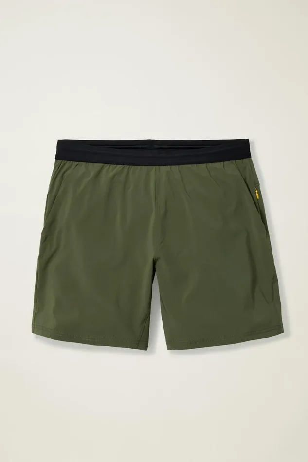 Men The Lined Gym Short Wild Olive Bonobos Casual Shorts