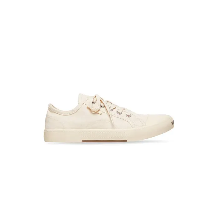 Men Trainers Balenciaga Paris Low Top Trainers In White