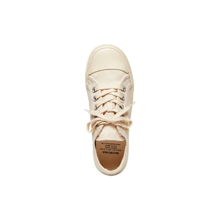 Men Trainers Balenciaga Paris Low Top Trainers In White