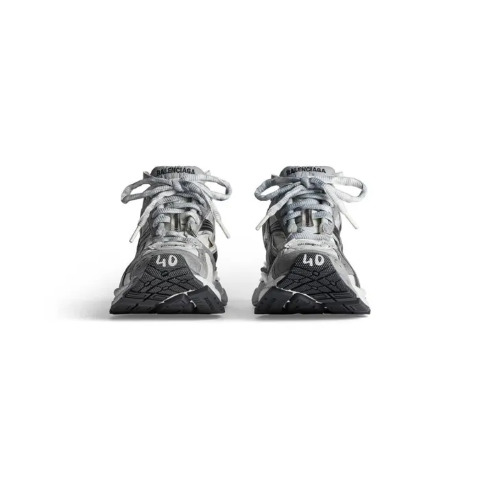 Men Trainers Balenciaga Runner Trainers In Greywhiteblack