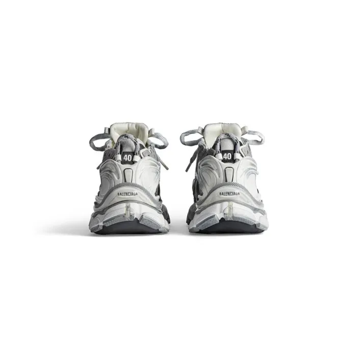 Men Trainers Balenciaga Runner Trainers In Greywhiteblack