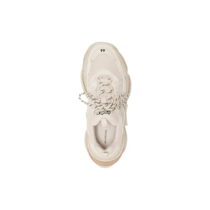 Men Trainers Balenciaga Triple S Clear Sole Trainers In White