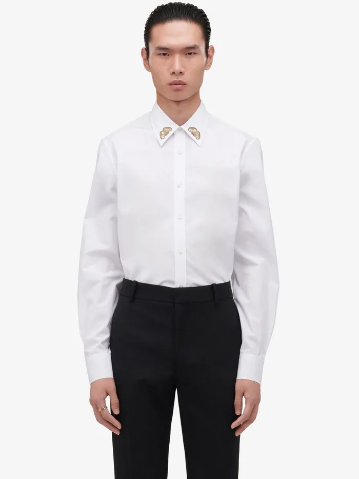 Men Trousers Alexander McQueen Tailored Cigarette Trousers Black