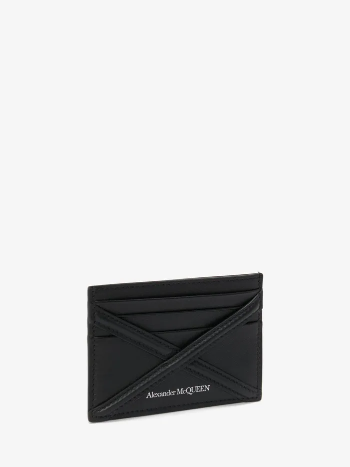 Men Wallets And Cardholders Alexander McQueen The Harness Card Holder Black