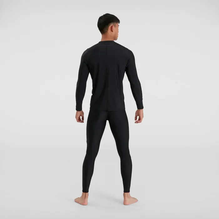 Men Wetsuits and Trisuits Speedo Men039s Essential Long Sleeve Zip Top Black Men Wetsuits and Trisuits Speedo Men039s Essential Long Sleeve Zip Top Black