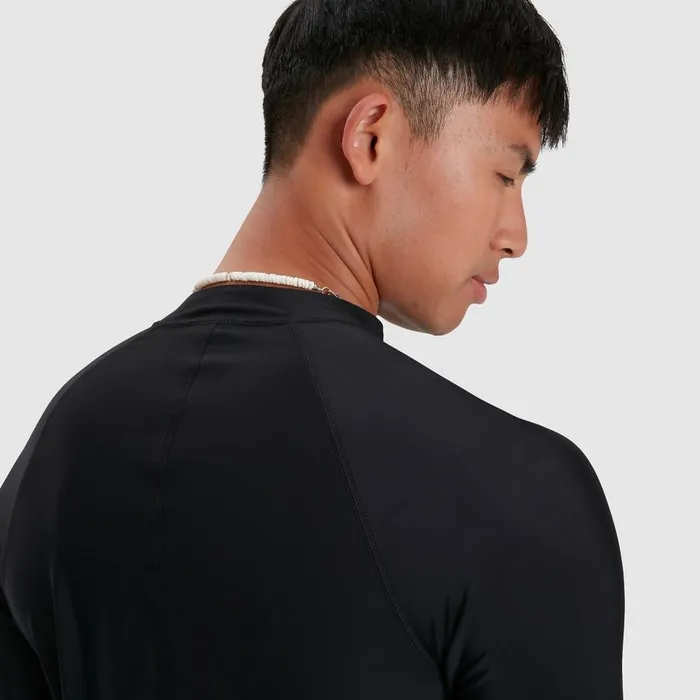 Men Wetsuits and Trisuits Speedo Men039s Essential Long Sleeve Zip Top Black Men Wetsuits and Trisuits Speedo Men039s Essential Long Sleeve Zip Top Black