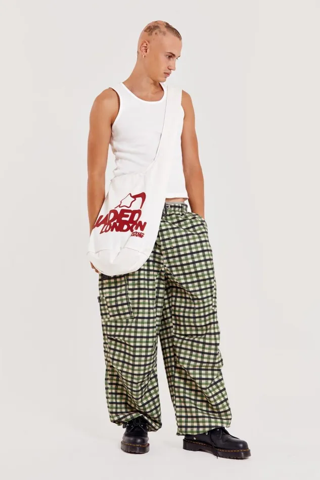 Men White Waffle Knit Vest Jaded London TShirts and Vests