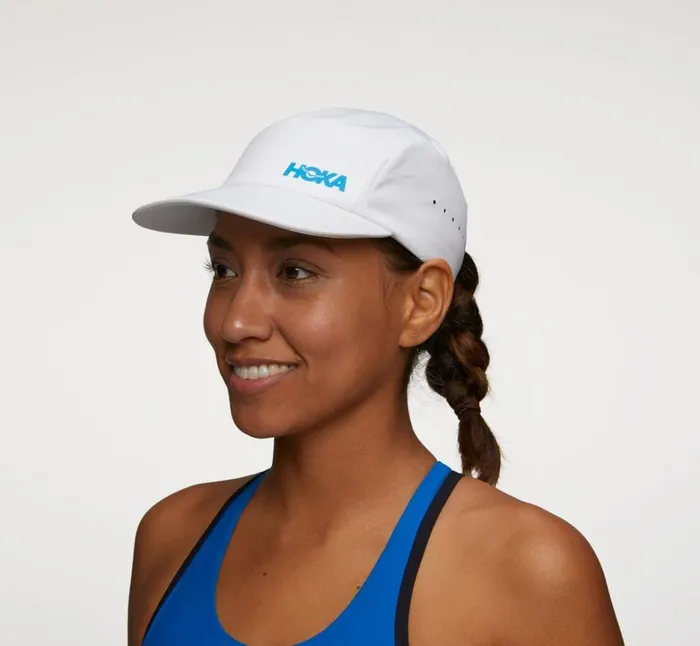 MenWomen All Gender Performance Hat White Diva Blue HOKA ONE ONE Accessories