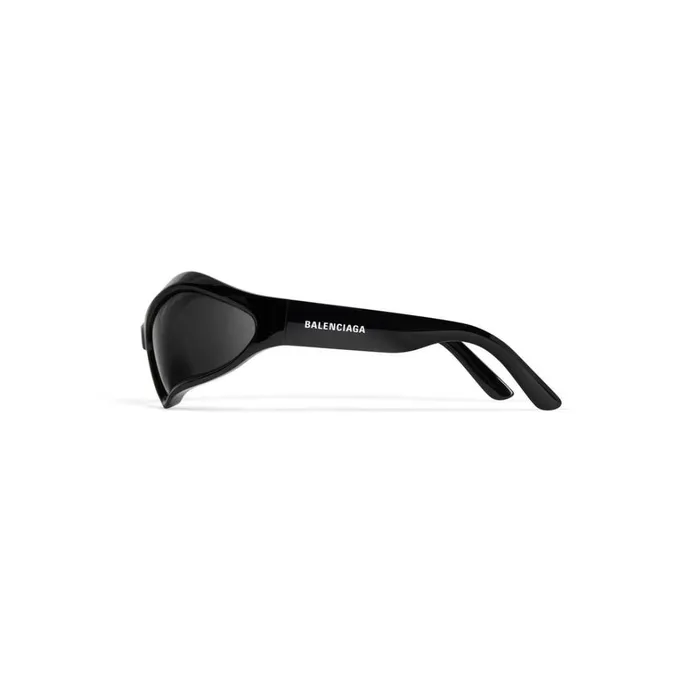 MenWomen Sunglasses Balenciaga Fennec Oval Sunglasses In Black